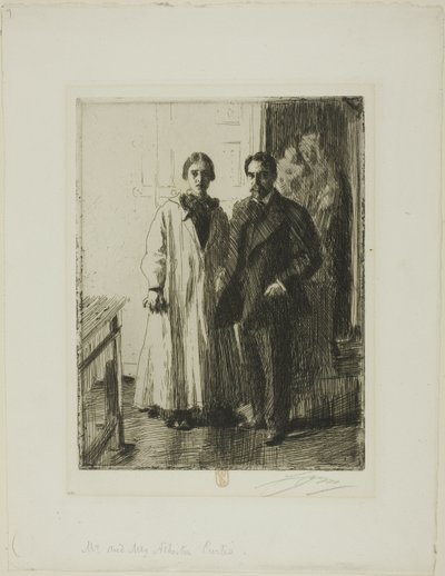 Państwo Atherton Curtis autorstwa Anders Leonard Zorn