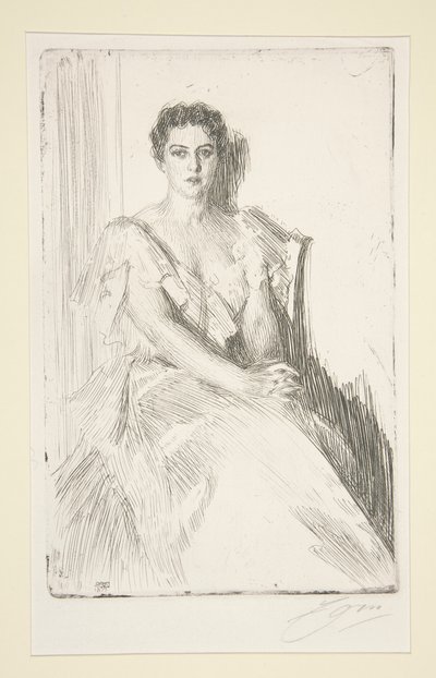 Pani Cleveland autorstwa Anders Leonard Zorn