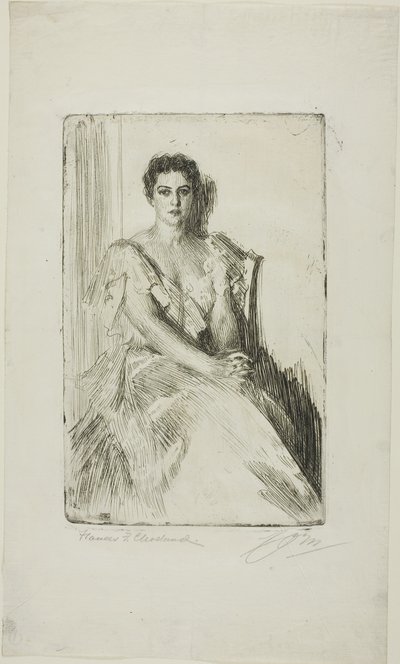 Pani Cleveland II autorstwa Anders Leonard Zorn