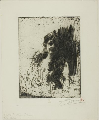 Pani Bawełna II autorstwa Anders Leonard Zorn