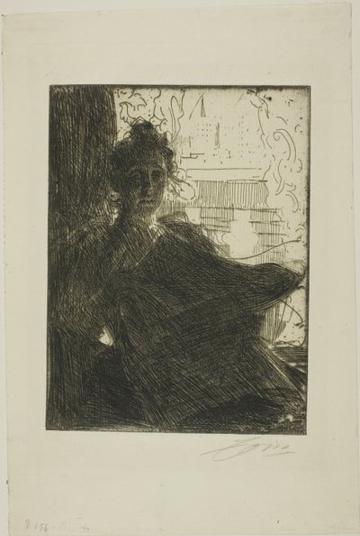 Pani Emma Zorn autorstwa Anders Leonard Zorn