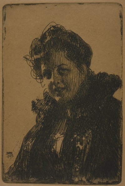 Pani. Granberg autorstwa Anders Leonard Zorn
