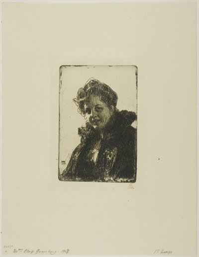 Pani. Granberg autorstwa Anders Leonard Zorn
