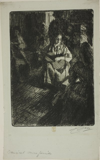 Muzyka rodzinna autorstwa Anders Leonard Zorn