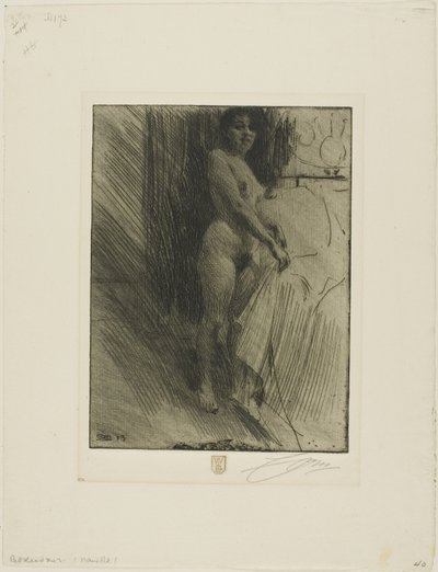 Nanette autorstwa Anders Leonard Zorn