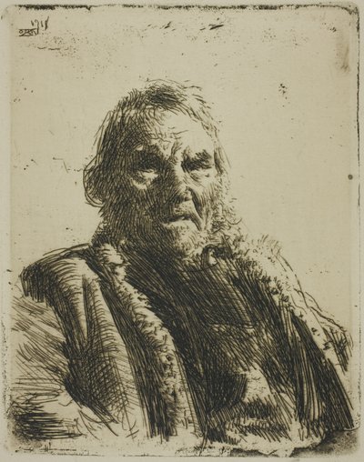 Stary żołnierz („Książę”) autorstwa Anders Leonard Zorn