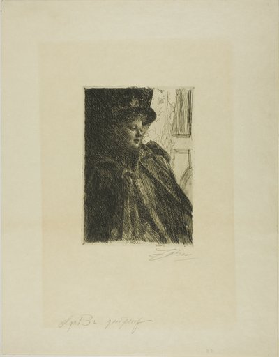 Olga Bratt autorstwa Anders Leonard Zorn
