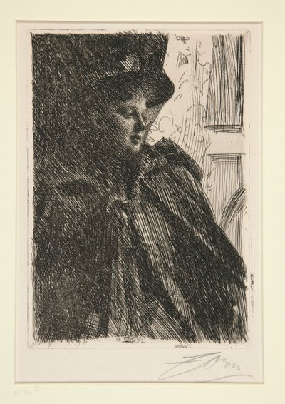 Olga Bratt autorstwa Anders Leonard Zorn