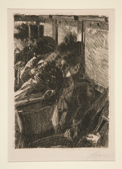Omnibus autorstwa Anders Leonard Zorn