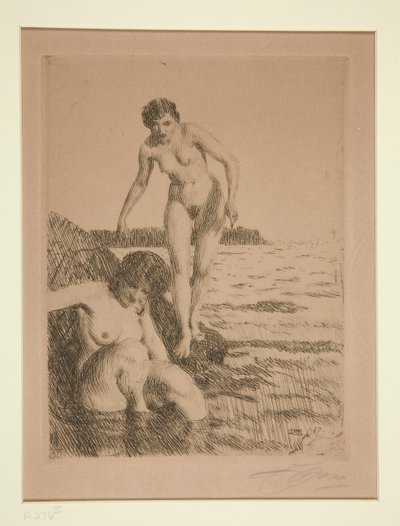 Na wyspie Hemso autorstwa Anders Leonard Zorn