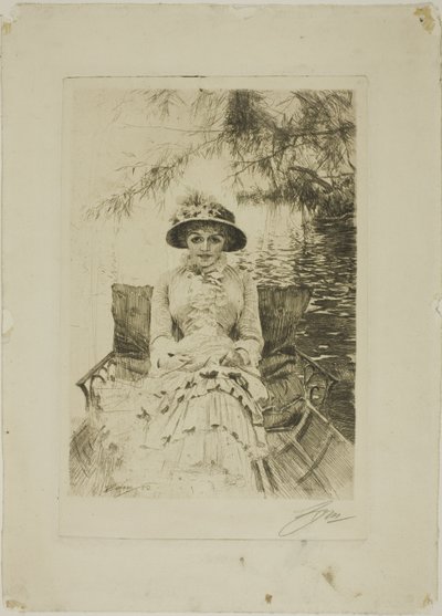 Nad Tamizą autorstwa Anders Leonard Zorn