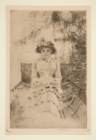 Nad Tamizą autorstwa Anders Leonard Zorn