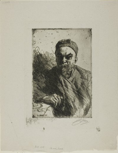 Paweł Verlaine II autorstwa Anders Leonard Zorn