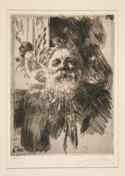 Portret A. Rodina autorstwa Anders Leonard Zorn