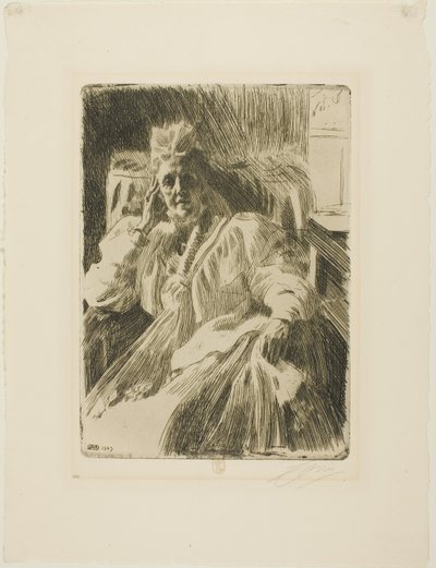 Królowa Zofia autorstwa Anders Leonard Zorn