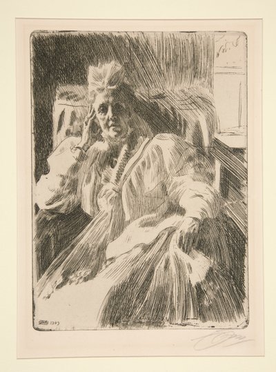 Królowa Zofia autorstwa Anders Leonard Zorn