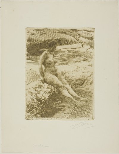 Piaskowy Port autorstwa Anders Leonard Zorn