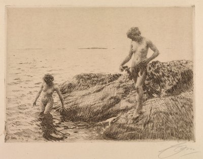 Szkiery Nadmorskie autorstwa Anders Leonard Zorn