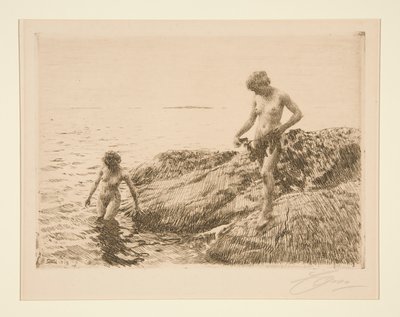 Szkiery Nadmorskie autorstwa Anders Leonard Zorn