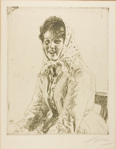 Dziewczyna ze Skery autorstwa Anders Leonard Zorn