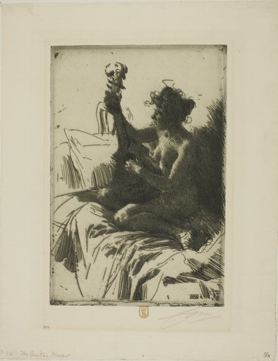 Pamiątka lub Gitara autorstwa Anders Leonard Zorn