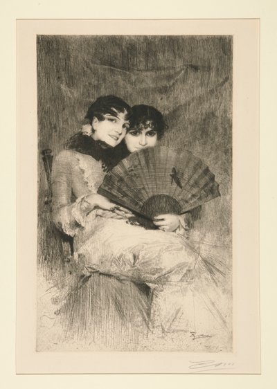 Siostry hiszpańskie autorstwa Anders Leonard Zorn