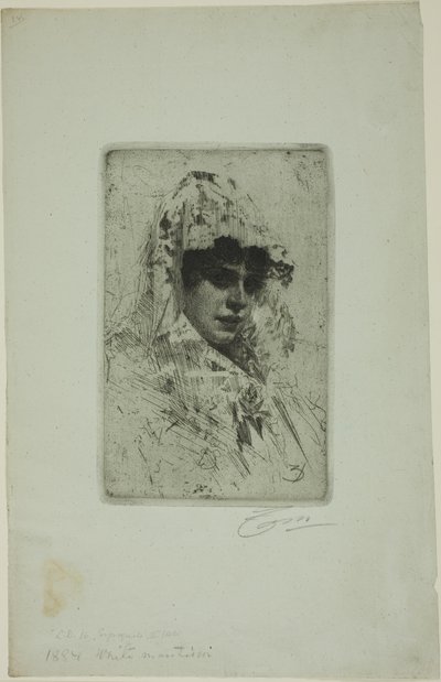 Hiszpanka autorstwa Anders Leonard Zorn