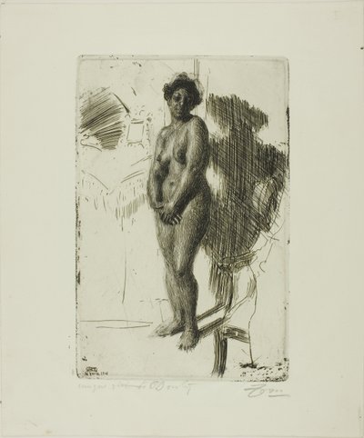 stojący czarny autorstwa Anders Leonard Zorn