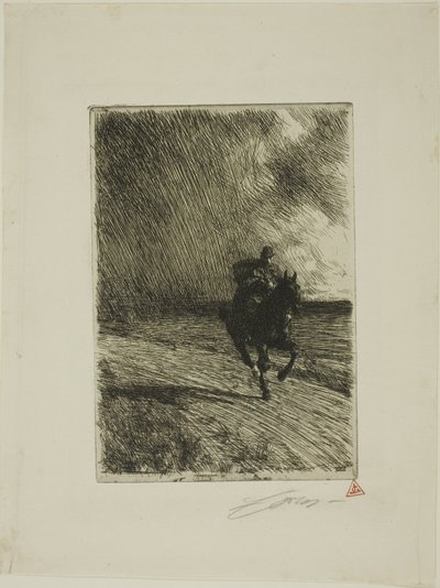 Burza autorstwa Anders Leonard Zorn