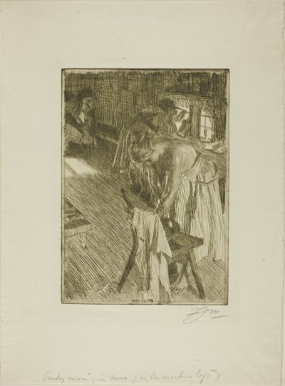 Niedzielny poranek autorstwa Anders Leonard Zorn