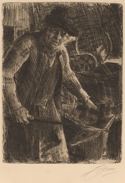 Mistrz-Kowalski autorstwa Anders Leonard Zorn