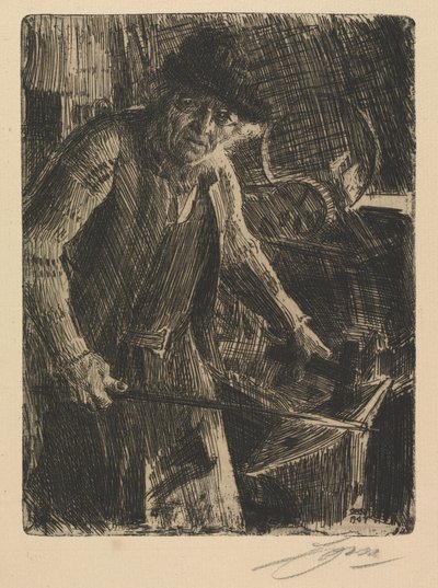 Mistrz-kowal autorstwa Anders Leonard Zorn