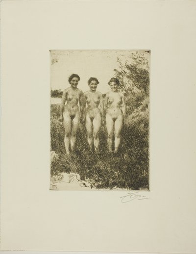 Trzy siostry autorstwa Anders Leonard Zorn