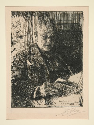 Towarzysz podróży autorstwa Anders Leonard Zorn
