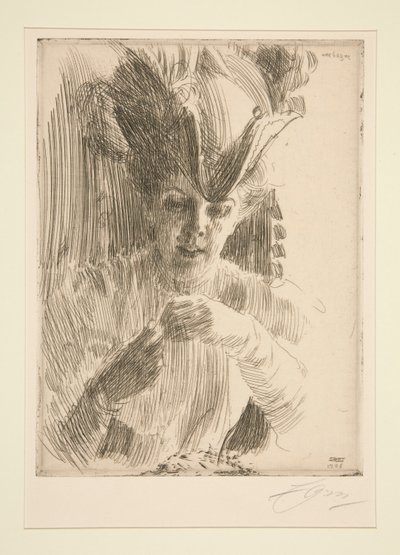 Pierścień (Pani Wentzel Hagelslam) autorstwa Anders Leonard Zorn