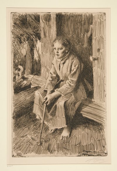Z białkiem autorstwa Anders Leonard Zorn