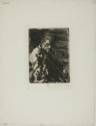 Wioski skrzypek autorstwa Anders Leonard Zorn