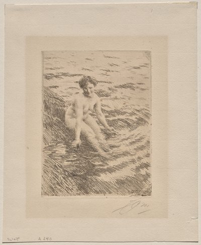 Mokro autorstwa Anders Leonard Zorn