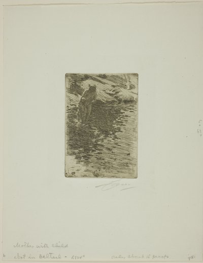 Z jej dzieckiem autorstwa Anders Leonard Zorn