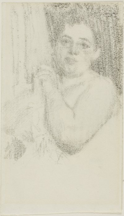 Kobieta z zaciśniętymi dłońmi autorstwa Anders Zorn
