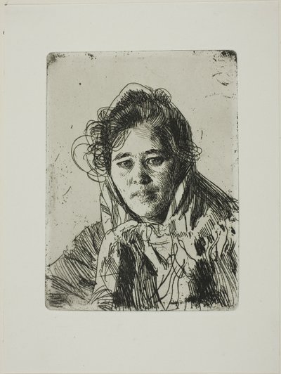 Młoda dziewczyna z Mory (Anna Kråkberg) autorstwa Anders Zorn