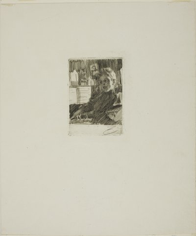 Młody Norweg przy fortepianie autorstwa Anders Leonard Zorn