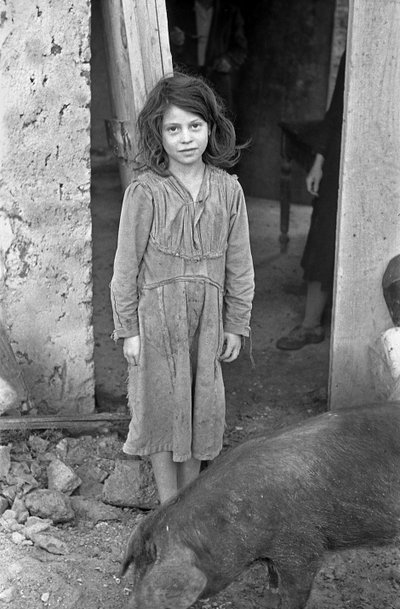 WIEŚ CROTONE - DZIEWCZYNKA I ŚWINIA autorstwa Ando Gilardi