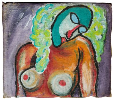 OBURZENIE NA MODIGLIANIEGO - ŚPIĄCA KOBIETA autorstwa Ando Gilardi