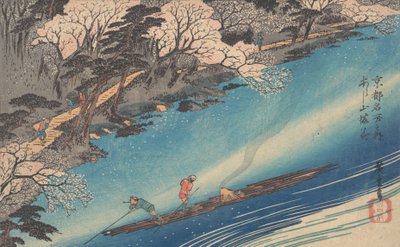 Człowiek z Arashiyamy? autorstwa Ando Hiroshige