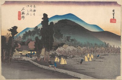 Ishiyakushi, czas Ishiyakushi, co? 1834. , komar. 1834. autorstwa Ando Hiroshige