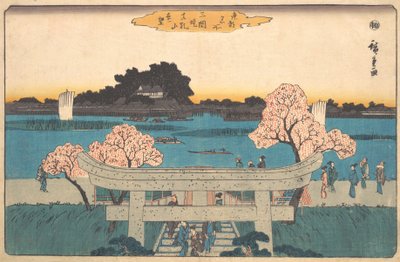 Zwiedzać Tsutsumi Mount Embo, co? 1842. , komar. 1842. autorstwa Ando Hiroshige
