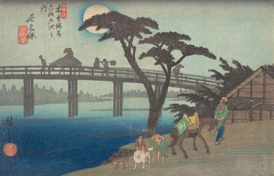 Nagakubo S Tachion. 28. autorstwa Ando Hiroshige