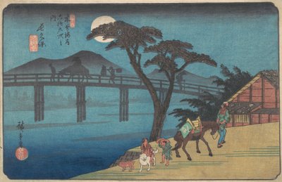 Stacja Nagakubo, ca. 1836., ca. 1836. autorstwa Ando Hiroshige
