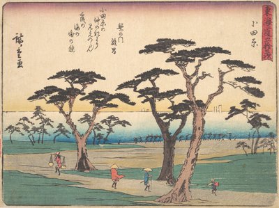Odawara, ca. 1838., ca. 1838. autorstwa Ando Hiroshige